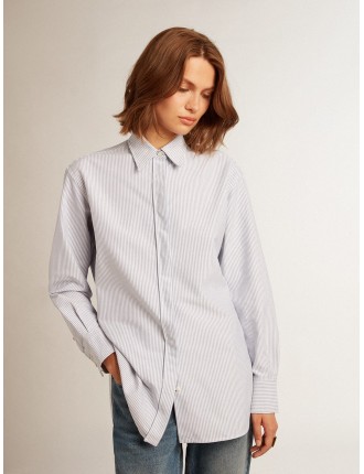 Camicia da donna con righe a bastoncino