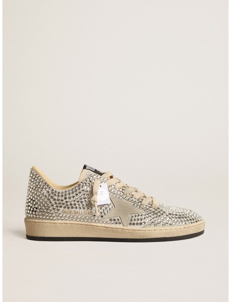 Ball Star Donna LTD con cristalli Swarovski e stella in suede grigio