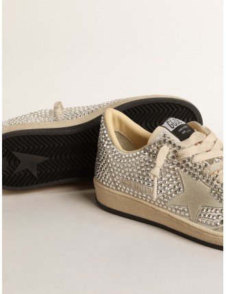 Ball Star Donna LTD con cristalli Swarovski e stella in suede grigio