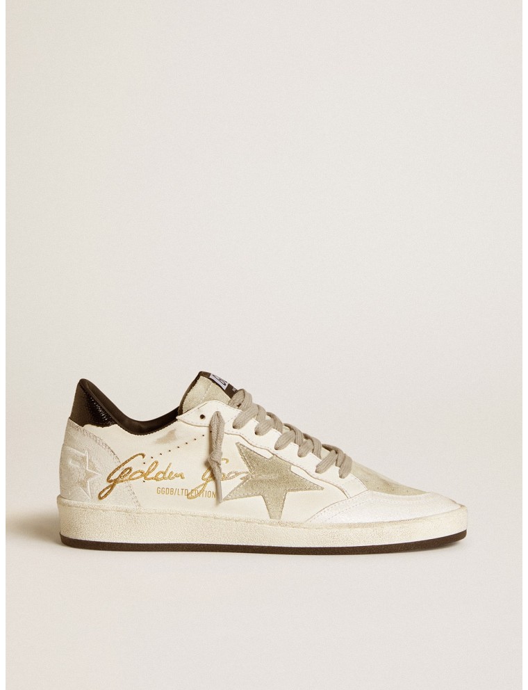 Ball Star Donna LTD con stella in suede e talloncino in pelle textured