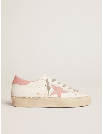 Hi Star con stella in suede e talloncino in pelle rosa antico