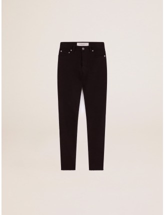 Jeans skinny da donna color nero