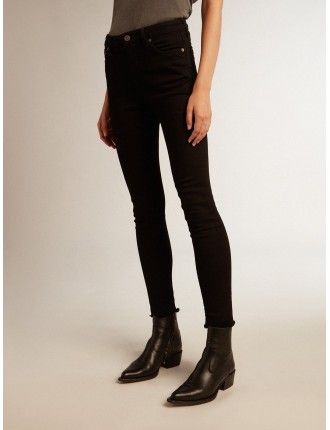 Jeans skinny da donna color nero