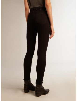 Jeans skinny da donna color nero