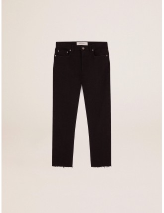 Jeans skinny da uomo di colore nero