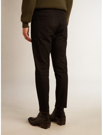 Jeans skinny da uomo di colore nero