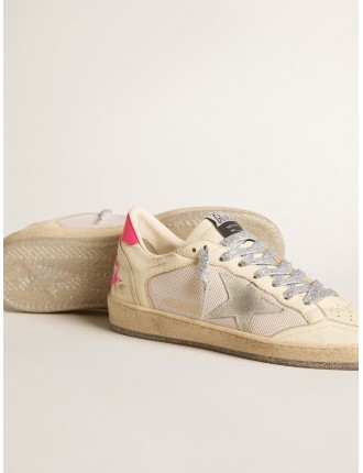 Ball Star Donna LTD in nappa e rete con stella in suede e talloncino in pelle