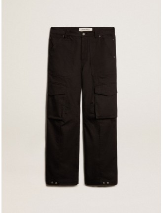 Pantalone cargo di colore nero