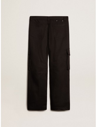 Pantalone cargo di colore nero