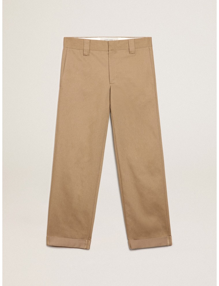 Pantalone chino Golden Collection color khaki beige