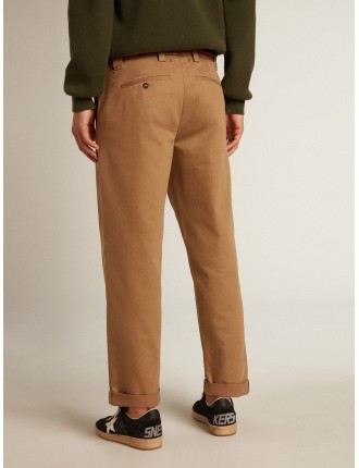 Pantalone chino Golden Collection color khaki beige