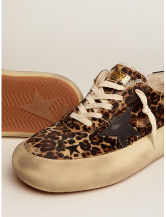 Scarpe Space-Star Donna in cavallino animalier e fodera in shearling