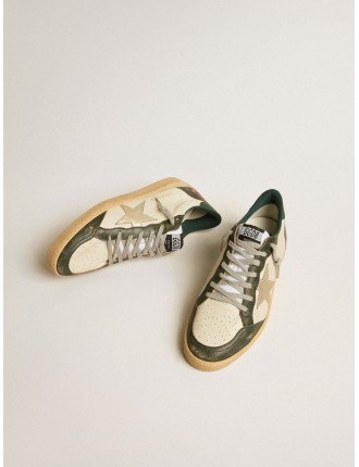 Ball Star LTD con stella in pelle platino e talloncino in pelle verde