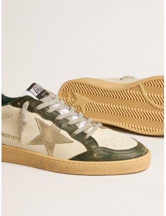 Ball Star LTD con stella in pelle platino e talloncino in pelle verde