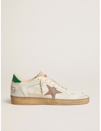 Ball Star LTD con stella in rete sabbia e talloncino in pelle verde