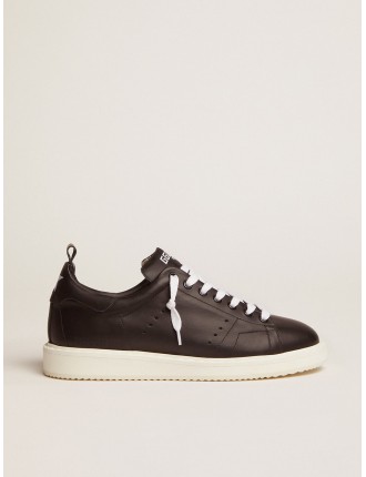 Sneakers Starter in pelle total black