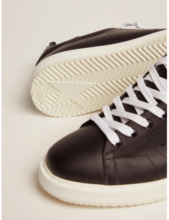 Sneakers Starter in pelle total black