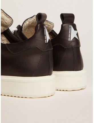 Sneakers Starter in pelle total black