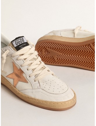 Ball Star LTD in canvas e nappa con stella in pelle laminata bronzo