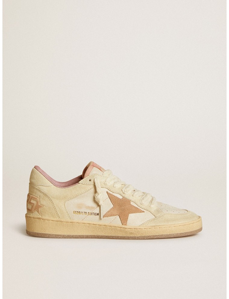 Ball Star LTD in pelle e suede con stella e talloncino in suede