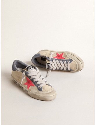 Super-Star Penstar LTD in canvas con stella in suede aragosta