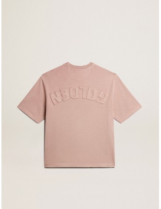 T-shirt di colore rosa cipria con logo reverse sul retro - Jersey Capsule