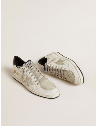 Ball Star Uomo LTD con stella in suede e talloncino in pelle textured