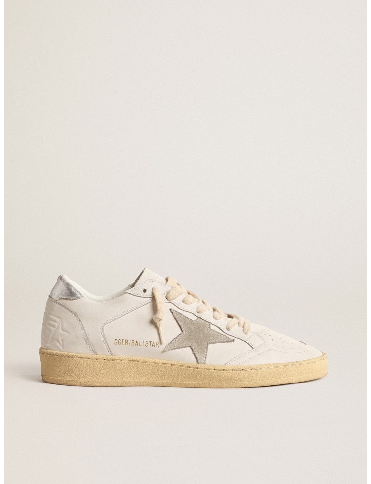 Ball Star con stella in suede e talloncino in pelle laminata